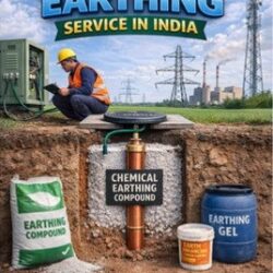 Chemical earthing system installation in India (1)